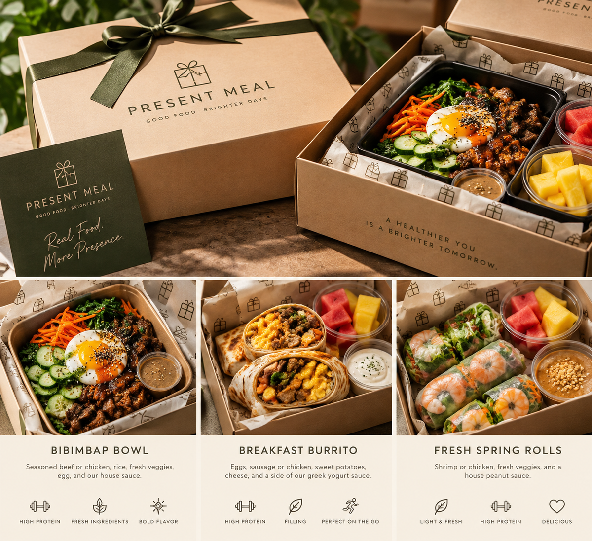 Present Meal — Build Your 3-Meal Box